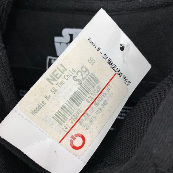 Star Wars The Child Pullover Hoodie Sweatshirt Unisex Size Medium Black NEW - Picture 8 of 8